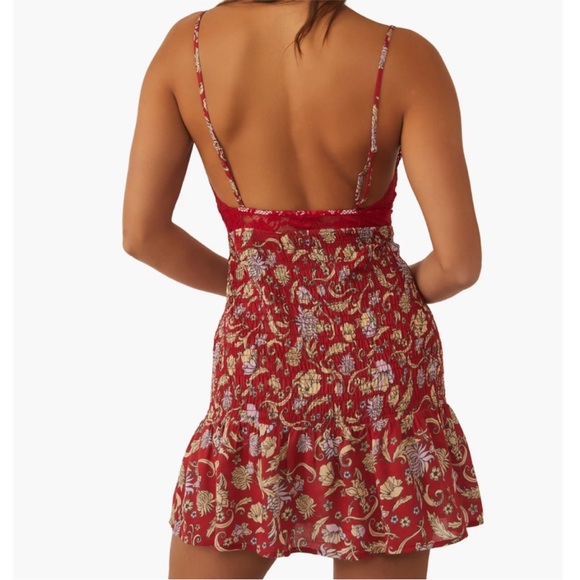 NWOT FREE PEOPLE Last Night Mini Nightgown Slipdress - Picture 11 of 11